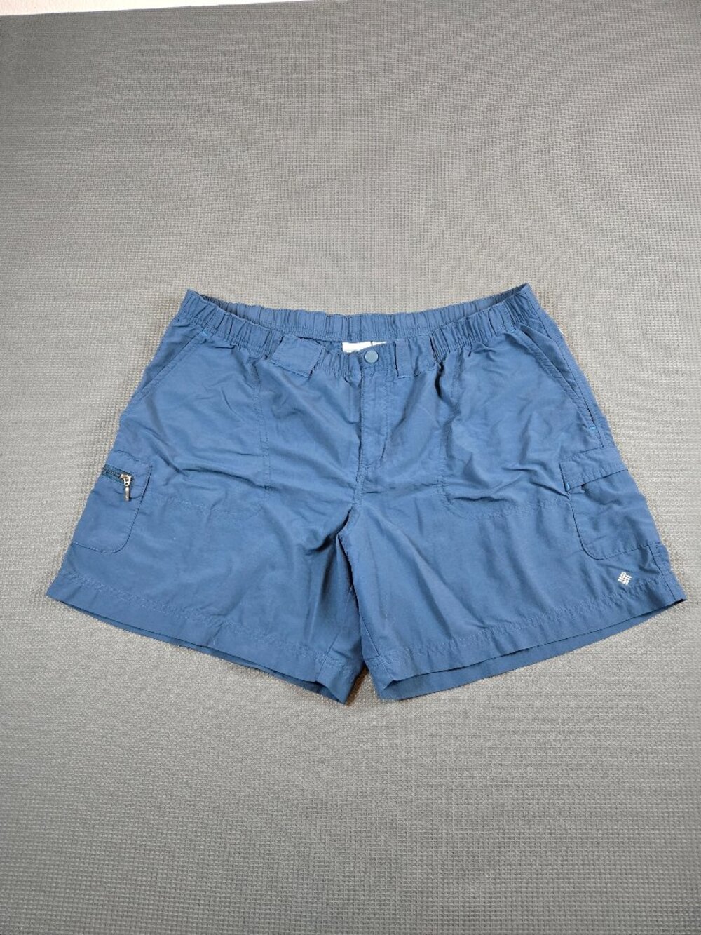 Columbia Nylon Cargo Shorts Blue Men's L